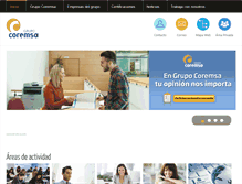 Tablet Screenshot of grupocoremsa.com